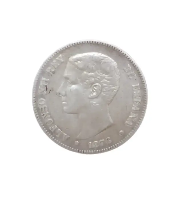 5 PESETAS ALFONSO XII 1876