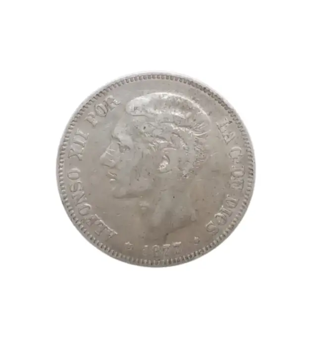 5 PESETAS ALFONSO XII 1877