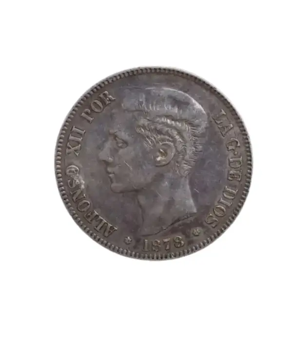 5 PESETAS ALFONSO XII 1878