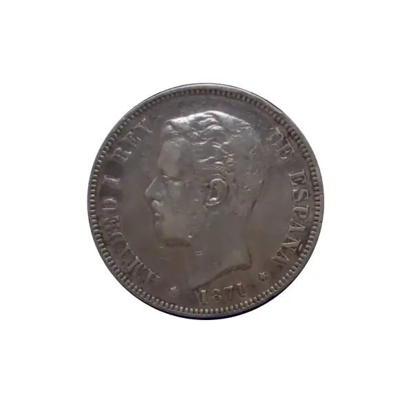 5 PESETAS AMADEO DE SABOYA 1871